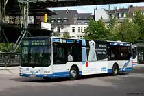 WSW 0605 (W SW 3604) mit TB fr die WSW.
Wuppertal Oberbarmen, 7.8.2010.