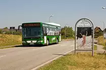 Am 2. Juli 2008 war der NF-SV 775 auf der Direktbuslinie 5 von List aus ber Westerland nach Hrnum unterwegs.