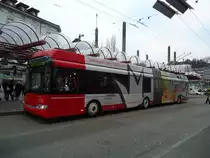 SW Winterthur Nr. 173 Solaris Gelenktrolleybus am 17. November 2010 Winterthur, Hauptbahnhof