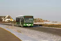 Der NF-SV 775 war am 25. Januar 2010 durch das winterliche Rantum auf Sylt gefahren, als der Bus auf der Linie 2 von Westerland nach Hrnum unterwegs war.