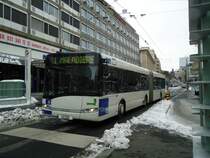 TL Lausanne Nr. 533/VD 1586 Solaris am 5. Dezember 2010 Lausanne, Bahnhof
