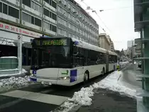 TL Lausanne Nr. 533/VD 1586 Solaris am 5. Dezember 2010 Lausanne, Bahnhof