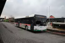 Ein MAN NL, am 09.01.2010 am Stadtbahnendpunkt Empelede un Hannover.