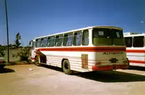 Mercedes O302, aufgenommen in der Umgebung von Side / T�rkei.