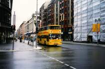MAN SD 200 von Severin und Khn, aufgenommen im August 1999 an der Franzsischenstrasse in Berlin.