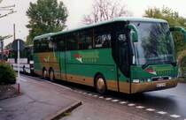 MAN RH 403 von Pussack Reisen, aufgenommen im Juni 2002 auf der Ardeystrasse in Dortmund.