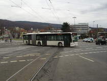 Ein Citaro G in Heidelberg Hbf am 14.01.11