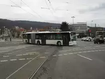 Ein Citaro G in Heidelberg Hbf am 14.01.11