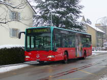 VB Biel - Mercedes Citaro  Nr.122 BE 560122 unterwegs auf der Linie 8 in Nidau/Biel am 28.12.2010