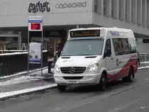 RVBW - Mercedes Sprinter Nr.14 AG 226118 unterwegs auf der Linie 9 in Baden am 29.12.2010

