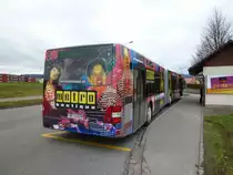 Heck von Wagen 151 mit Vollwerbung. 14.1.11