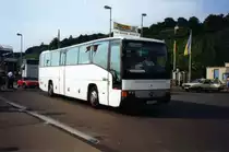 Mercedes O404 RH, aufgenommen im August 1996 an der F�hranlegestelle Mersburg.