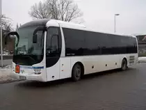 MAN Lion`s Regio am 10.Januar 2011 in Bergen/R�gen.