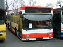 MAN NL 202, ex DSW 1003, aufgenommen am 24.01.2004 auf dem Gel�nde der Neoplan NL Rhein Ruhr in Oberhausen.