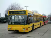 MAN NL 202, ex DSW 1011, aufgenommen am 24.01.2004 im GWZ der Evobus NL Dortmund.