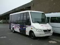 Mercedes Sprinter Stadtbus, aufgenommen am 24.01.2004 auf dem Gel�nde der Evobus NL Dortmund.