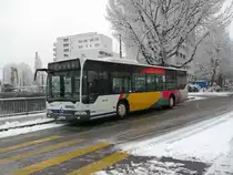 Mercedes Citaro FR H 2623 Der SWEG in Kleinh�ningen auf dem Pausenplatz. Die Aufnahme stammt vom 20.01.2011.
