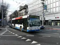 VBL - Mercedes Citaro  Nr.138  LU 199438 unterwegs auf der Linie 12 in Luzern am 15.01.2011
