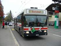 NAW / Hess Nr. 245 W�hrend der Olma unterwegs als Extrabus zum Bahnhof von St.Gallen am 14.10.2007