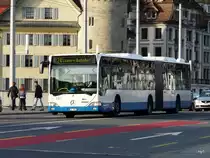 VBL - Mercedes Citaro Nr.151 LU 15051 unterwegs auf der Linie 24 in Luzern am 15.01.2011