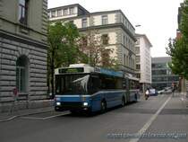 Der NAW/Hess BGT 5-25 Nr. 182 w�hrend des Lucerne Marathon 2007 am im Luzernerhof mit Notfahrt.