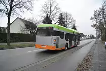 WG 9326 von Typ Citaro Irvine der stra, unterwegst am Kugelfangtrift am 23.01.2011.