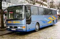 MAN R313 Lions Comfort, aufgenommen im Januar 2002 im Dortmund am ZOB.