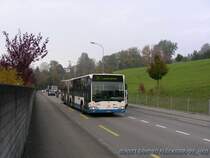 Der MB Citaro G Nr. 135 unterwegs auf der umgeleiteten Linie 24. Allerdings nicht in Richtung Luzernerhof unterwegs.