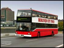 MAN Bssing Doppelstockbus fr Stadtrundfahrten am Berliner Hbf, 31.10.06.