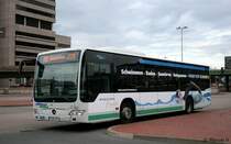 Regio Bus 50 (H RH 657) wirbt fr Wunstorf Elements.
Hannover ZOB, 16.8.2010.