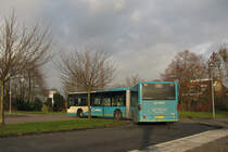 Mercedes O530G (7907) als ein Bus der Linie 116. Edam, Keetzijde, 24.11.2010.