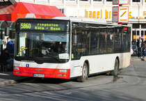 MAN Linon`s City, Linie SB60 der SWB am Hbf Bonn - 08.01.2011