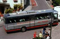 Mercedes O303 13 RHS, aufgenommen im August 1996 in Meersburg.