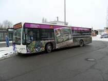 Dieses Foto zeigt einen neuen Citaro Bus von Saarbahn und Bus. Es ist einer von 8 neuen Citaro Bussen die seit Dezember 2010 im Einsatz sind. Das Foto habe ich im Januar 2011 in Saarbrcken Brebach gemacht.Leider war das Fahrzeug wegen der Witterung etwas unsauber.