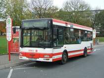 MAN ,Wagen 1701 der DSW21 ,Linie 456 von DO Hbf.Nord ,nach
Sch�ren , �ber die Brunnenstrasse.(04.11.2007)
