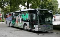 OVG 19 (GP OV 19) wirbt fr Hartlieb Vital.
Aufgenommen am ZOB Gppingen, 17.8.2010.