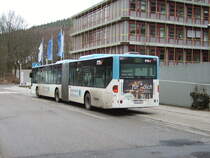 Ein RNV Citaro G in Neckargemünd am BBW der SRH am 05.02.11