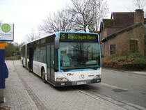 Ein RNV Citaro G in Neckargemünd am BBW der SRH am 05.02.11