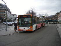 Ein RNV Citaro G in Heidelberg am 05.02.11