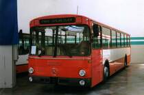 Mercedes O307, aufgenommen in Juni 1999 im GWZ der Evobus NL Dortmund.