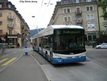 ST3 Nr. 156 beim Goldbrunnenplatz am 9.9.07. Wegen des Knabenschiessend fuhren die Busse nur bis Bucheggplatz, wo ein anderes Fahrzeug weiter nach Holzerhurd fuhr.