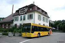 Fischle (ES N 153) wirbt fr Bayha.
Aufgenommen vor dem Zollamt am Bahnhof Esslingen, 17.8.2010.