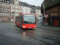 Ein DB Rhein Neckar Citaro  in Heidelberg am Betriebshof am 11.02.11