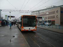 Ein RNV Citaro G in Heidelberg Hbf am 11.02.11