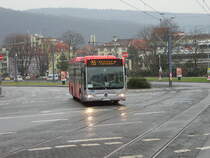 Ein Wagner Tours Citaro in Heidelberg Hbf am 11.02.11