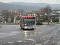 Ein Wagner Tours Citaro in Heidelberg Hbf am 11.02.11