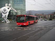 Ein DB Rhein Neckar Bus in Heidelberg Hbf am 11.02.11