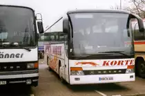Setra S315 GT, aufgenommen im M�rz 1998 auf dem Parkplatz der Westfalenhallen in Dortmund.