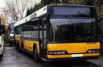 Neoplan N4020 NF Megatrans, ex BVG Berlin 5541. Aufgenommen  im Oktober 1997 im GWZ der Neoplan NL Rhein Ruhr in Oberhausen.
