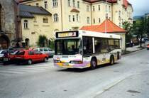 Neoplan N4007 Nf Midi , aufgenommen im August 1995 in Schwaz / Tirol.